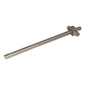 Kramp Trapezium spindel met moer 24x450