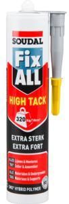 Soudal - Fix-all High Tack - Lijmkit - Grijs - 290ml