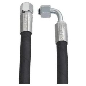 Alfagomma Hydrauliekslang compleet DN06 1200mm 90