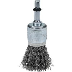 Hikoki - Penseelborstel - 25mm - Gegolfd Staal