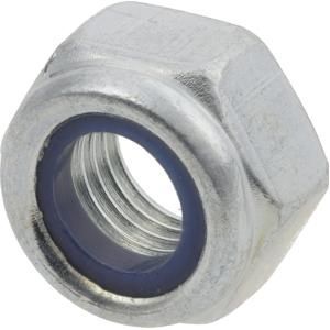 Kramp Borgmoer met kunststof ring M42x3 klasse 8 verzinkt DIN985
