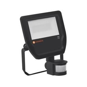 Ledvance Floodlight met sensor 17W 2400lm 4000K Zwart