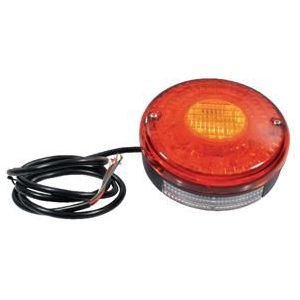 xx Achterlicht LED rond opbouw 12/24V