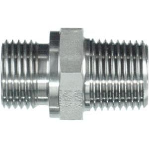 PH Hydraulik Rechte adapter male 3/4 BSP x 3/4 NPT RVS316