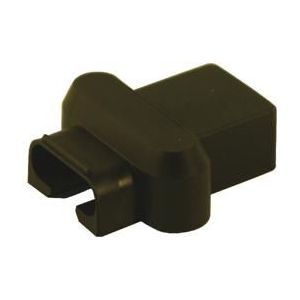 INDI Beschermkap zwart accupoolklem