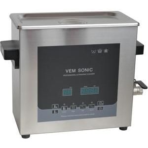 JPL - Sonic 6D - Ultrasoonreinigingsapparaat - Geschikt voor Carburateurs - RVS Draadkorf