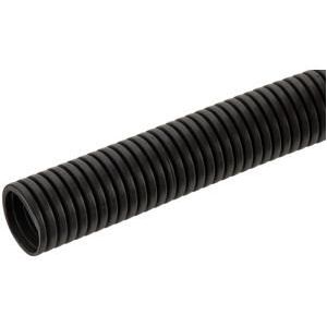 Kramp Beschermslang 16mm 50m flexibel geribbeld gesloten zwart