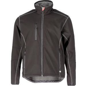Kramp Softshell jas grijs / zwart unisex maat 64-66/4XL Kramp