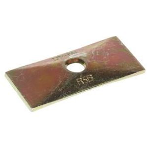 Stauff Dekplaat dubbel RVS GR2