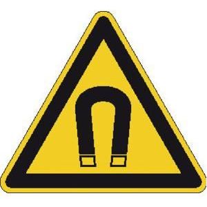 Brady Sticker waarschuwing magnetisch veld 50mm 7stuks