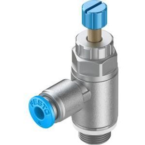 Festo Smoorventiel met terugslagklep GRLA-1/8-QS-4-RS-D