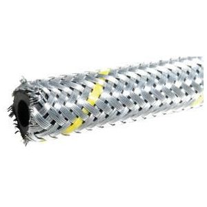 INDI Brandstofslang  6mm stalen omvlechting