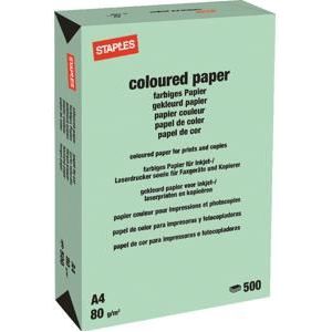 Staples Papier SPLS A4 groen 500 vel