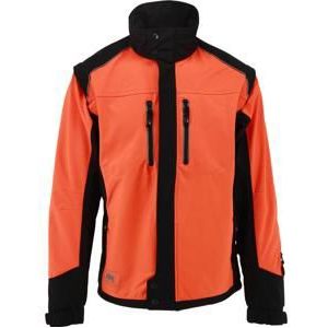 SIP Softshell jas zwart / oranje unisex maat 48/S SIP