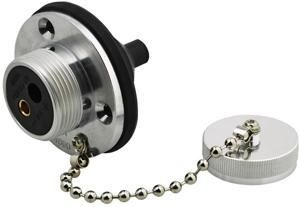 Stekkerdoos - Zilver - Aluminium - 2 Contacten - Schroefverbinding