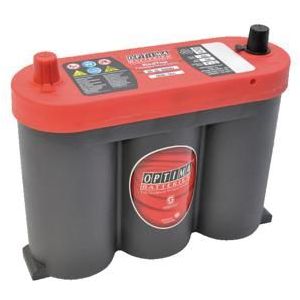 Optima Start accu Optima Red Top RTS 2.1 6V 50Ah 815A pooluitvoering 1