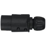 Stekker - Zwart - PA (Polyamide) - 3 Aansluitingen - Spanning 6-24V