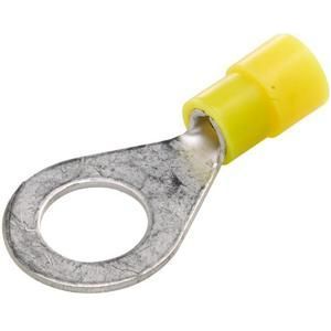 Hella Oogkabelschoen 4-6mm met oog 10.5mm geel