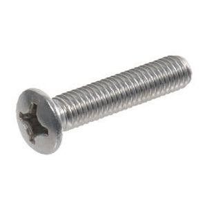Kramp Bolverzonken schroef met kruisgleuf M6x25 RVS A2 DIN966