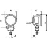 Hella LED Werklamp Rood