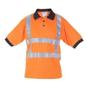 Hydrowear Poloshirt Tilburg RWS Hi-Vis maat 58-60 / 2XL oranje