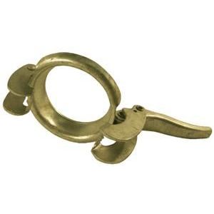 Bauer Ring met klauw 76mm verzinkt