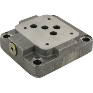 INDI Voetplaat NW10 PT AB onderkant 1/2 BSP NG10