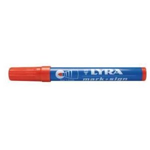 Lyra Permanent marker rood