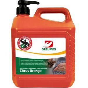 Dreumex - Handreiniger - Grijs - Citrus-sinaasappel - 3.78L