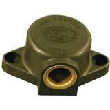 HELLA Stekkerdoos - Zwart - Schroefaansluiting - Aantal Contacten: 1