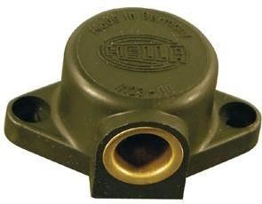 HELLA Stekkerdoos - Zwart - Schroefaansluiting - Aantal Contacten: 1