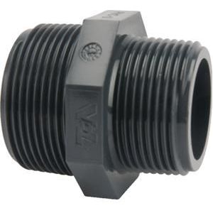 VdL Verloopstuk 1.1/2x1.1/4 2x male PVC-U