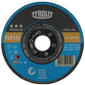 Tyrolit Afbraamschijf Premium ZA24S-BFX  178x7mm staal