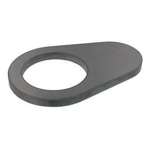 xx Borgplaat 200x130x12mm  90.5mm