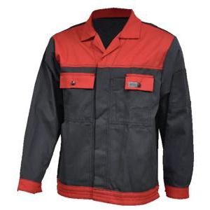 Jobber Werkjas antraciet/rood maat 56 / XL