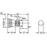 HELLA - Schakelaar - 12V/24V - 3 Aansluitingen - Rood - 8A bij 12V - 4A bij 24V