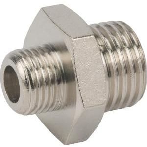 Kramp Dubbele nippel 1/2x1/4 l=23mm