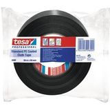 TESA Tape, textiel, standaard met PE-coating, zwart, 50m x 50mm, TesaBAND®