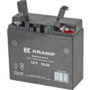 Kramp Accu 12V 18Ah 181x77x167mm B00 Schroefaansluiting 5mm gesloten Kramp