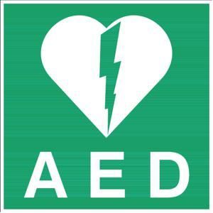 Brady AED bord 200x200mm