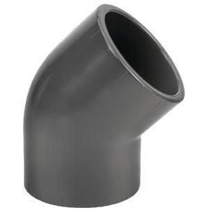 VdL Bocht 45 140x140mm 16bar PVC-U