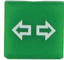 Hella Wipschakelaar symbool groen links-rechts