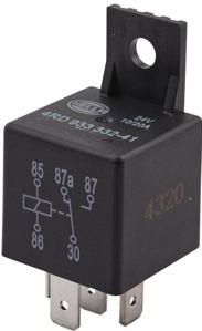 HELLA Relais - Arbeidsstroom 4RD 933 332-411 - 5 contacten - 24 Volt - 10A/20A