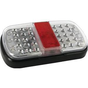 INDI Achterlicht LED rechthoek 12/24V 158x31x81mm