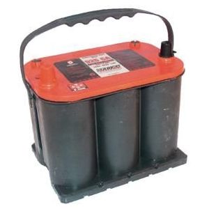 Optima Start accu Optima Red Top RTS 3.7 12V 44Ah 730A pooluitvoering 1