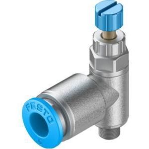 Festo Smoorventiel met terugslagklep GRLA-M5-QS-6-RS-D