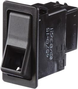 Schakelaar - Kantelactivering - Zwart - 3 Aansluitingen