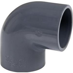 VdL Bocht 90 50x50mm 16bar PVC-U