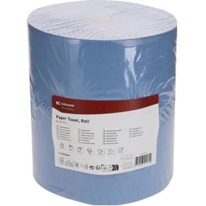 Kramp - Papieren Handdoek - Blauw - 36cm x 370m - 3-laags - 1x Rol