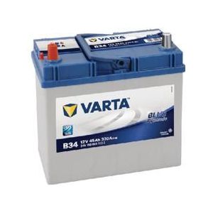 VARTA Start accu Blue Dynamic 12V 45Ah 330A 238x129x227mm bodembevestiging B00 pooluitvoering 1